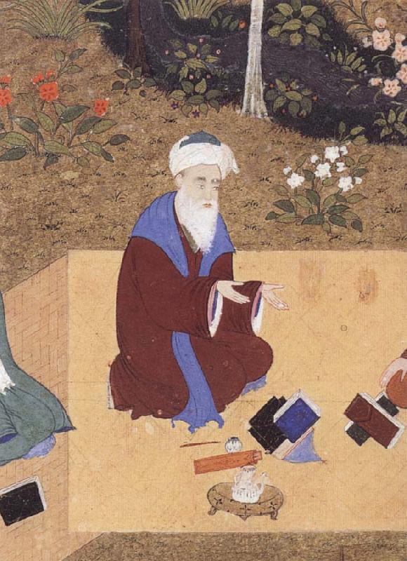 unknow artist The Poet Nizami sits in the highest rank among the great Persian poets of the past Spain oil painting art